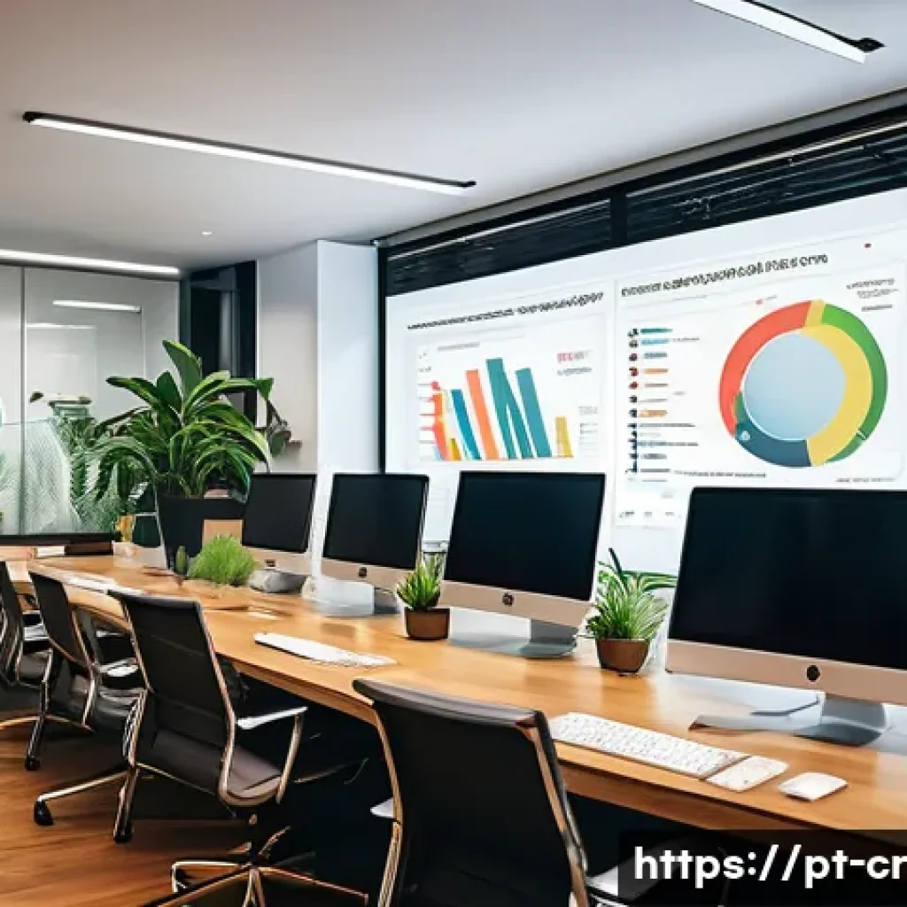 역량 갭 분석과 인재 개발의 관계 - A modern corporate office setting with a diverse team of professionals actively engaged in a collabo...